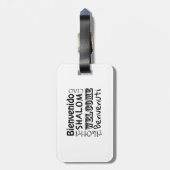 世界挨拶ラゲッジタグ多言語対応 ラゲッジタグ (裏面縦)