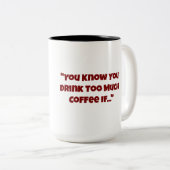 世界支配遠くにおもしろマグカップから1杯 ツートーンマグカップ (正面右)