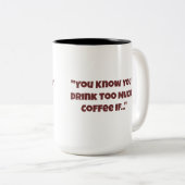 世界支配遠くにおもしろマグカップから1杯 ツートーンマグカップ (正面右)