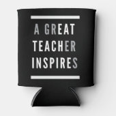 世界教師の日 食べて 教えて 刺激する 缶クーラー (正面)