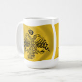 世界文化族長国旗のマグカップ コーヒーマグカップ (正面左)