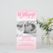 世界新生児発表へようこそ | フォト 案内状 (スタンド正面)