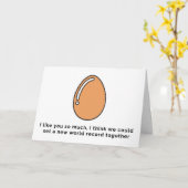 「世界新記録を樹立せよ」エッグカード カード (黄色い花)