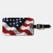 世界旅行テンプレート ラゲッジタグ (正面横)