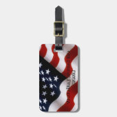 世界旅行テンプレート ラゲッジタグ (正面縦)