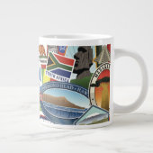世界旅行パターン ジャンボコーヒーマグカップ (右)
