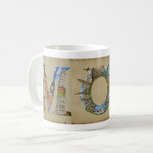 世界旅行ママママグ： コーヒーマグカップ (正面左)