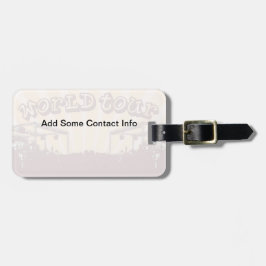世界旅行旅行ラベル ラゲッジタグ