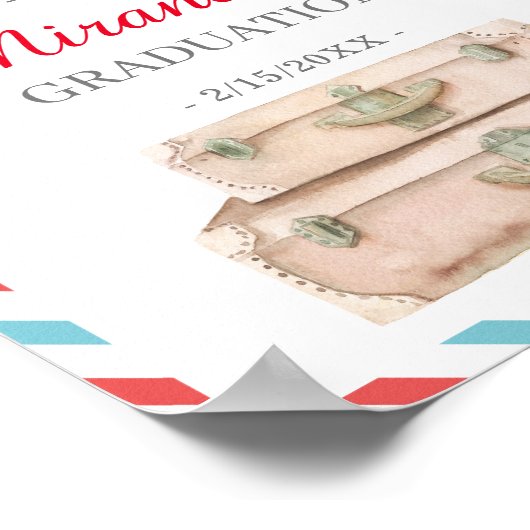 世界旅行機卒業パーティーへようこそ ポスター (角)