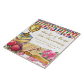 世界旅行結婚式/記念日のタイル タイル (側面)