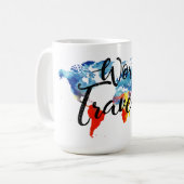 世界旅行者のマグ コーヒーマグカップ (正面左)