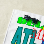 世界旅行者の国際空港コード ビーチタオル (インサイチュ)