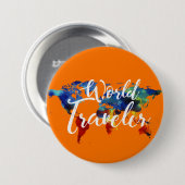 世界旅行者ボタン 缶バッジ (正面&裏面)