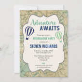 世界旅行者マップ冒険が引退を待つ 招待状 (正面)