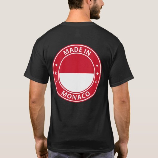 世界旅行者 - モナコ Tシャツ (裏面)
