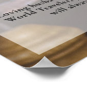 世界旅行者　人生の祭り　葬儀の写真 ポスター (角)