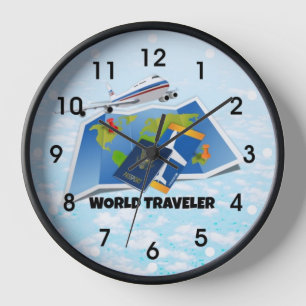 世界旅行者 壁時計