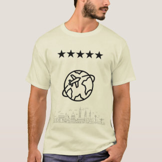 世界旅行者 - 旅の冒険 Tシャツ