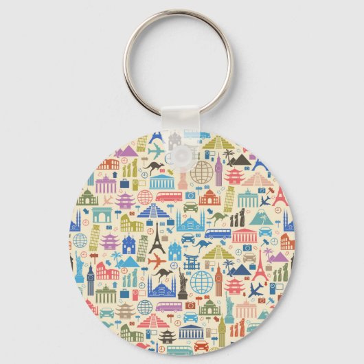 世界旅行 キーホルダー (正面)