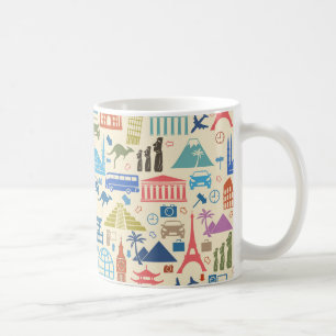 世界旅行 コーヒーマグカップ