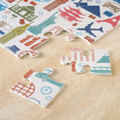 世界旅行 ジグソーパズル (側面)