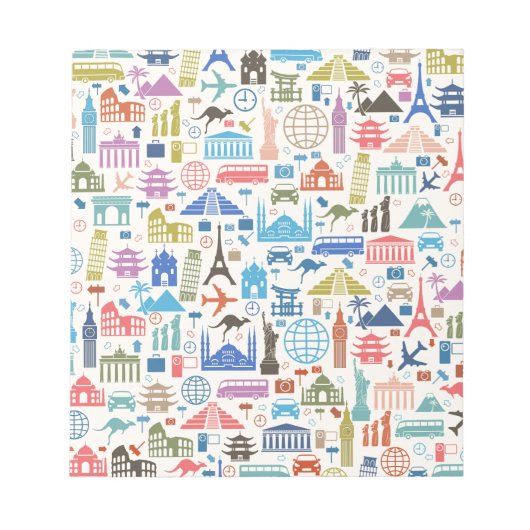 世界旅行 ノートパッド (正面)