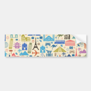 世界旅行 バンパーステッカー