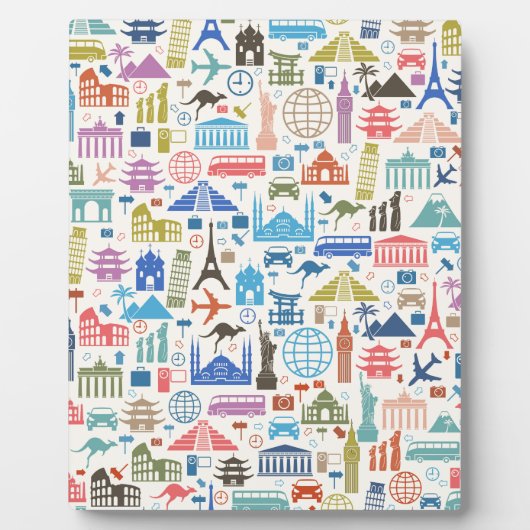 世界旅行 フォトプラーク (正面)