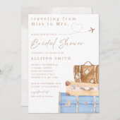 世界旅行 ブライダルシャワーの招待状 招待状 (正面/裏面)
