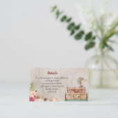 世界旅行 ブライダルシャワー 詳細カード エンクロージャーカード (スタンド正面)