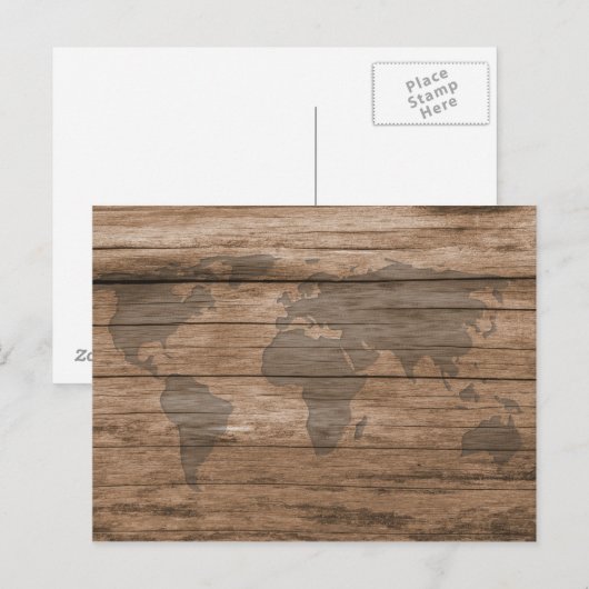 世界旅行 ポストカード (正面/裏面)