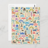 世界旅行 ポストカード (正面/裏面)