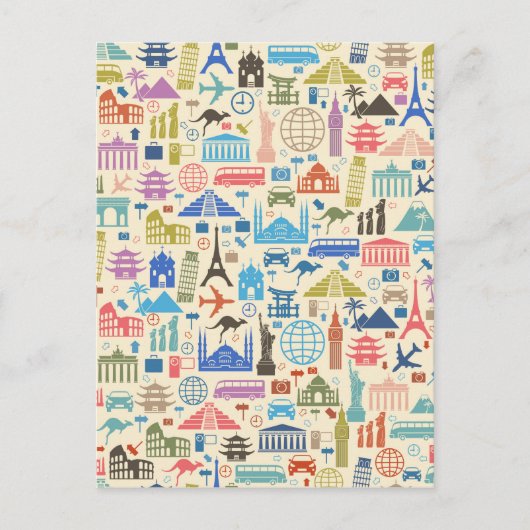 世界旅行 ポストカード (正面)
