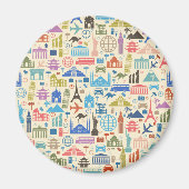 世界旅行 マグネット (正面)