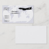 世界旅行/交通ビジネスカード 名刺 (正面/裏面)