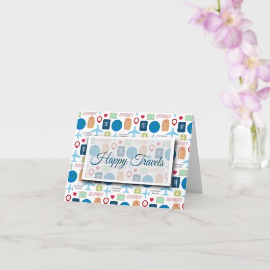 世界旅行 折り畳み カード (蘭)