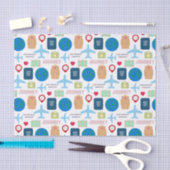 世界旅行 薄葉紙 (クラフト)