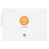 世界日曜日および惑星の宇宙への歓迎されたベビー (裏面横)