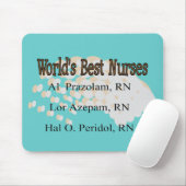"世界最も最高のなナース" --笑わされるなナースのギフト マウスパッド (マウス)