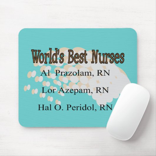 "世界最も最高のなナース" --笑わされるなナースのギフト マウスパッド (マウス)