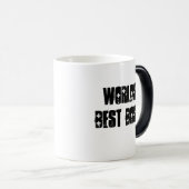 世界最も最高のなボス、極度duperバイザー モーフィングマグカップ (正面右)