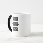 世界最も最高のなボス、極度duperバイザー モーフィングマグカップ (正面左)