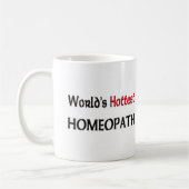 世界最も熱いHomeopath コーヒーマグカップ (左)