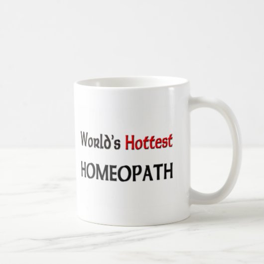 世界最も熱いHomeopath コーヒーマグカップ (右)