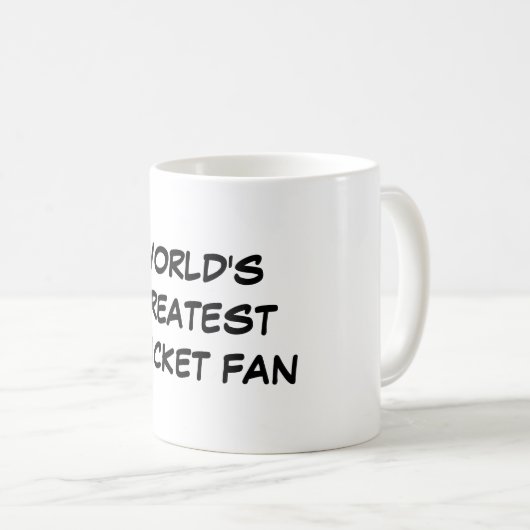 "世界最も素晴らしいコオロギファン"のマグ コーヒーマグカップ (正面右)