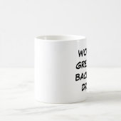 "世界最も素晴らしい後席運転者"のマグ コーヒーマグカップ (中央)