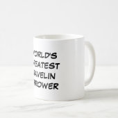 "世界最も素晴らしい槍投げ選手"のマグ コーヒーマグカップ (正面右)