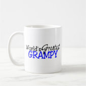世界最も素晴らしいGrampy コーヒーマグカップ (左)