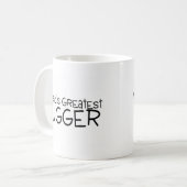 世界最も素晴らしいHugger コーヒーマグカップ (正面左)