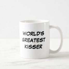 "世界最も素晴らしいKisser"のマグ コーヒーマグカップ